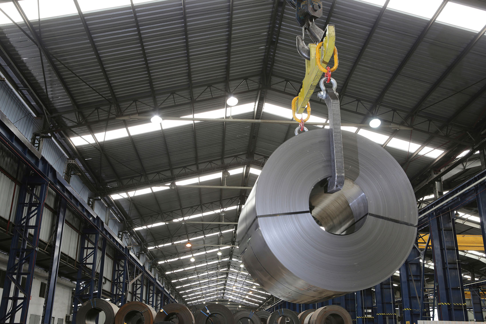 Structural steel ready for supply